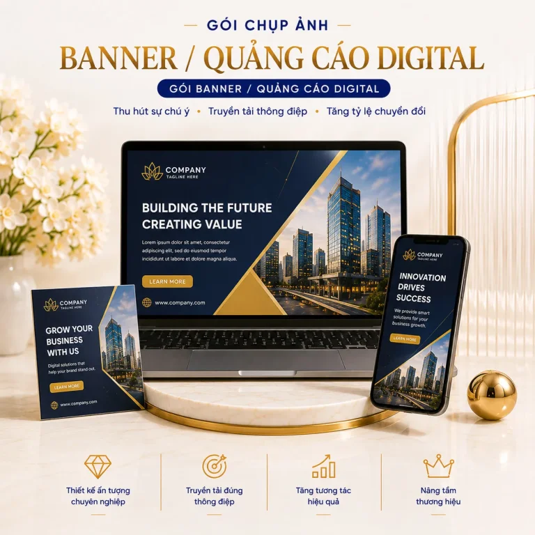 Giải pháp thiết kế banner quảng cáo digital thu hút