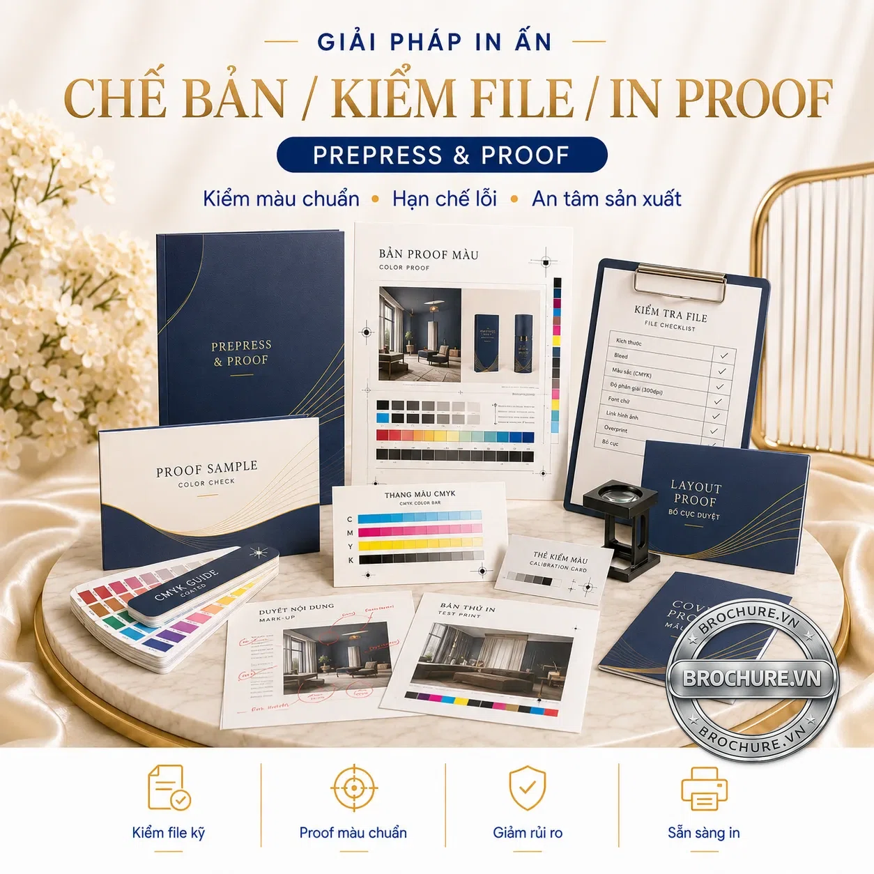 Chế bản / kiểm file in / proof
