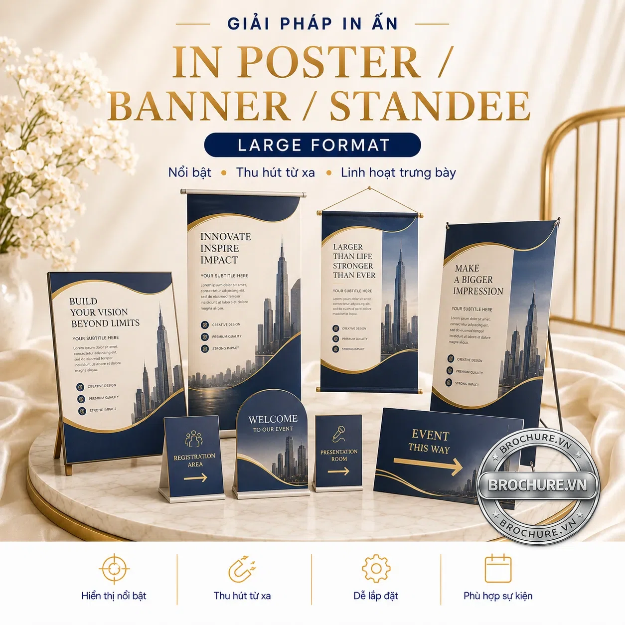In poster / banner / standee