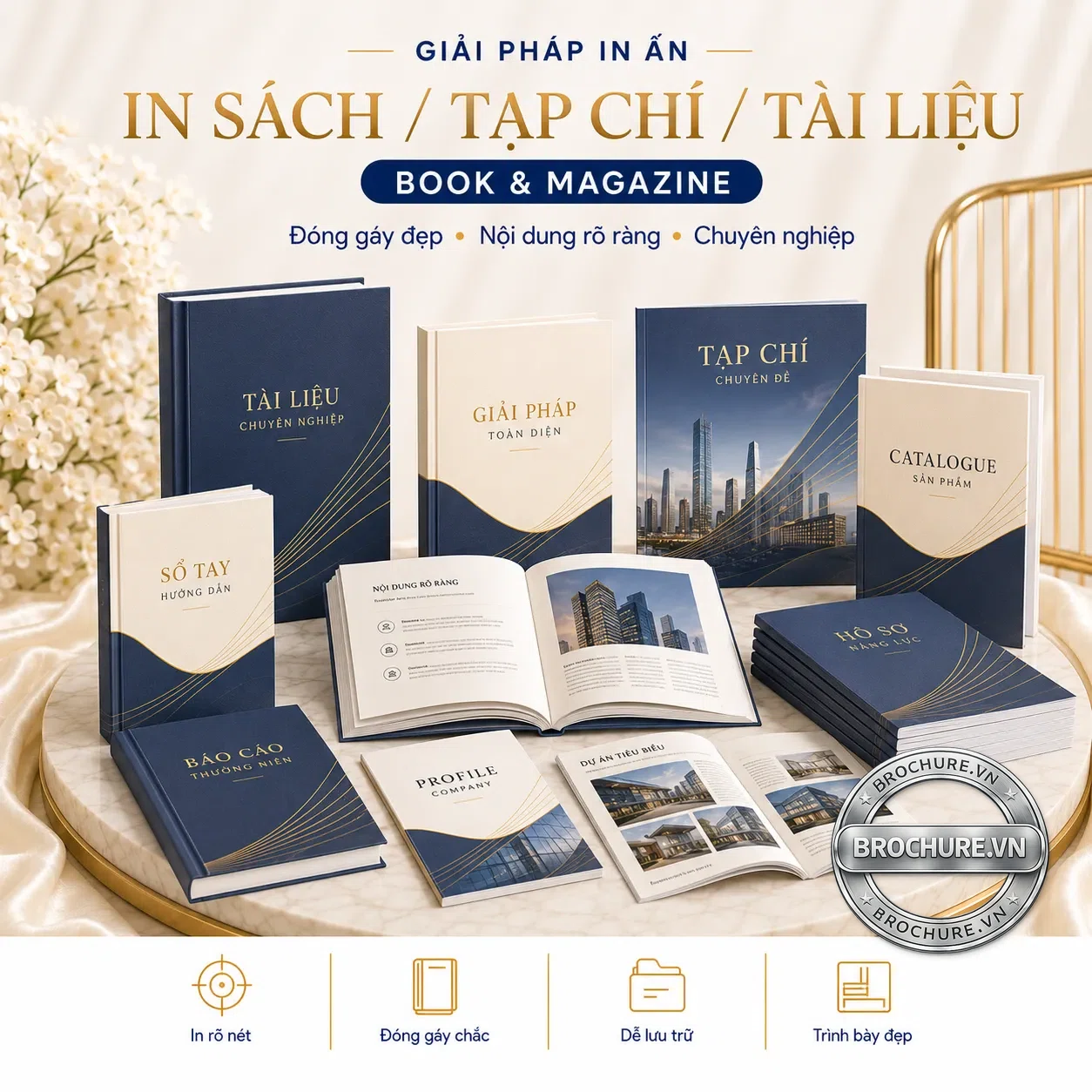 In sách / tạp chí / tài liệu