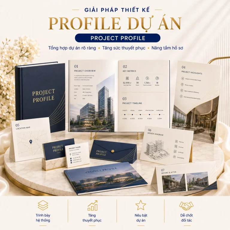 Giải pháp thiết kế profile dự án rõ cấu trúc và dễ thuyết phục