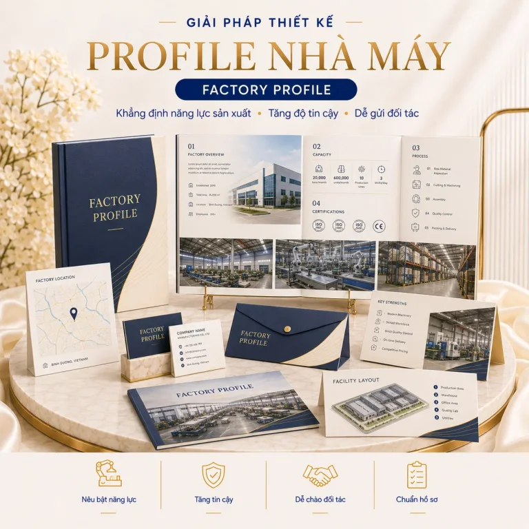 Giải pháp thiết kế profile nhà máy, xưởng sản xuất chuyên nghiệp