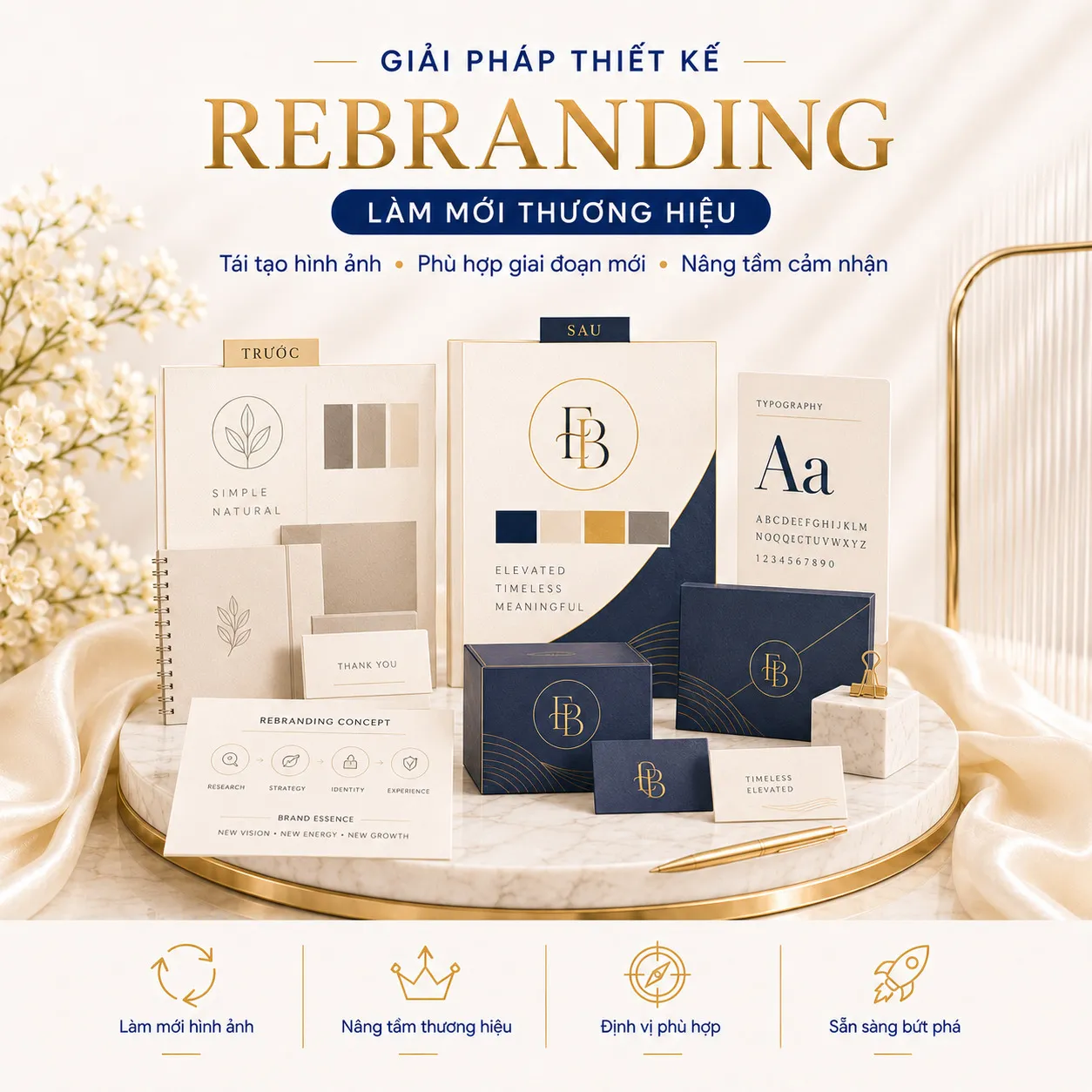 Giải pháp rebranding, làm mới thương hiệu có định hướng
