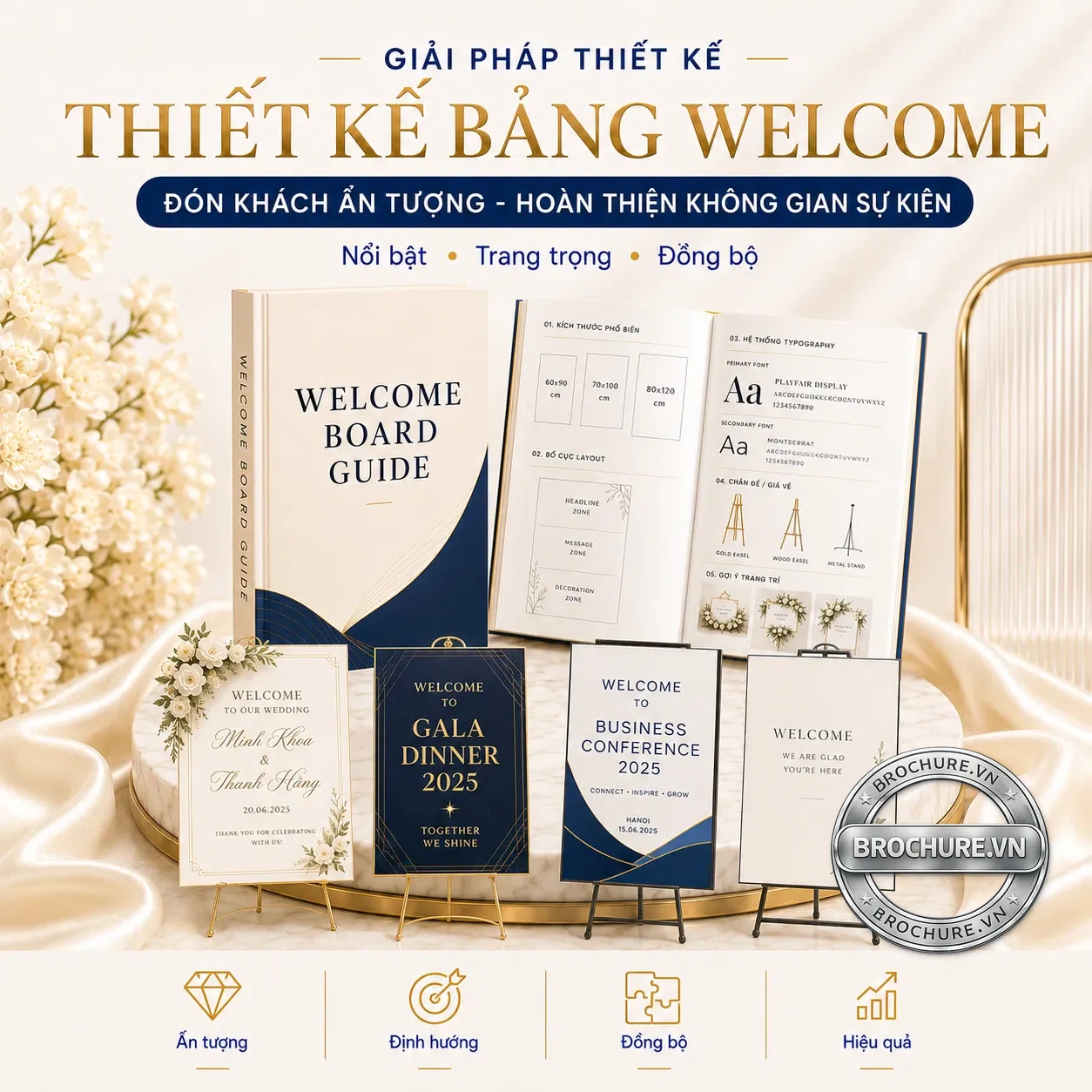 Thiết kế bảng welcome