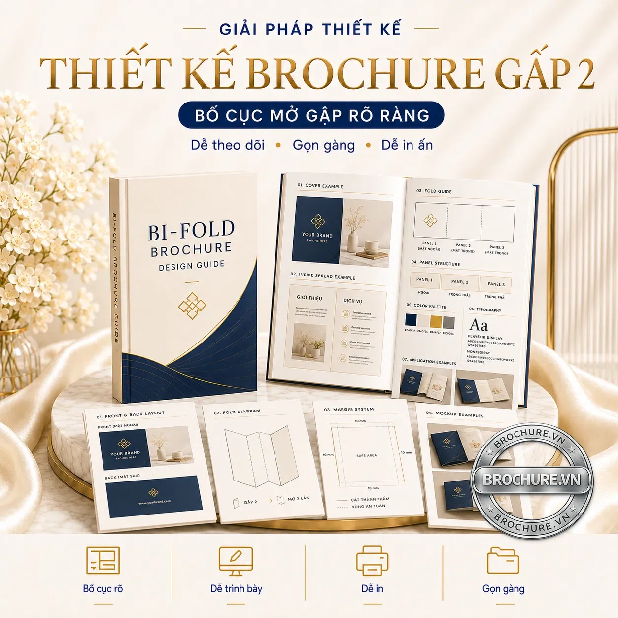 Thiết kế brochure gấp 2