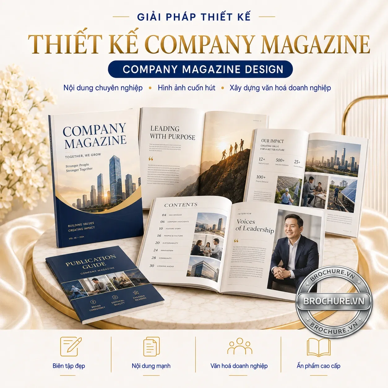 Thiết kế company magazine