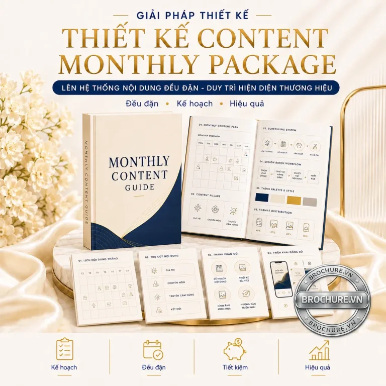 Thiết kế content monthly package