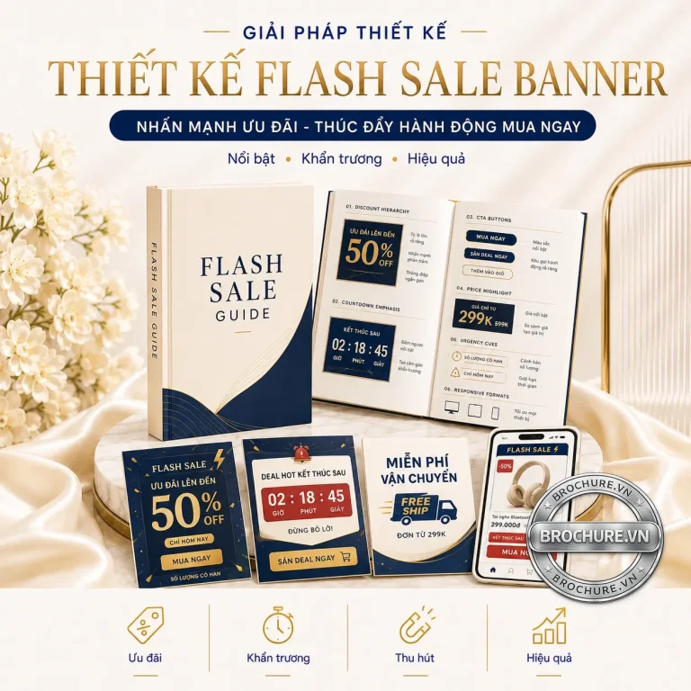 Thiết kế flash sale banner