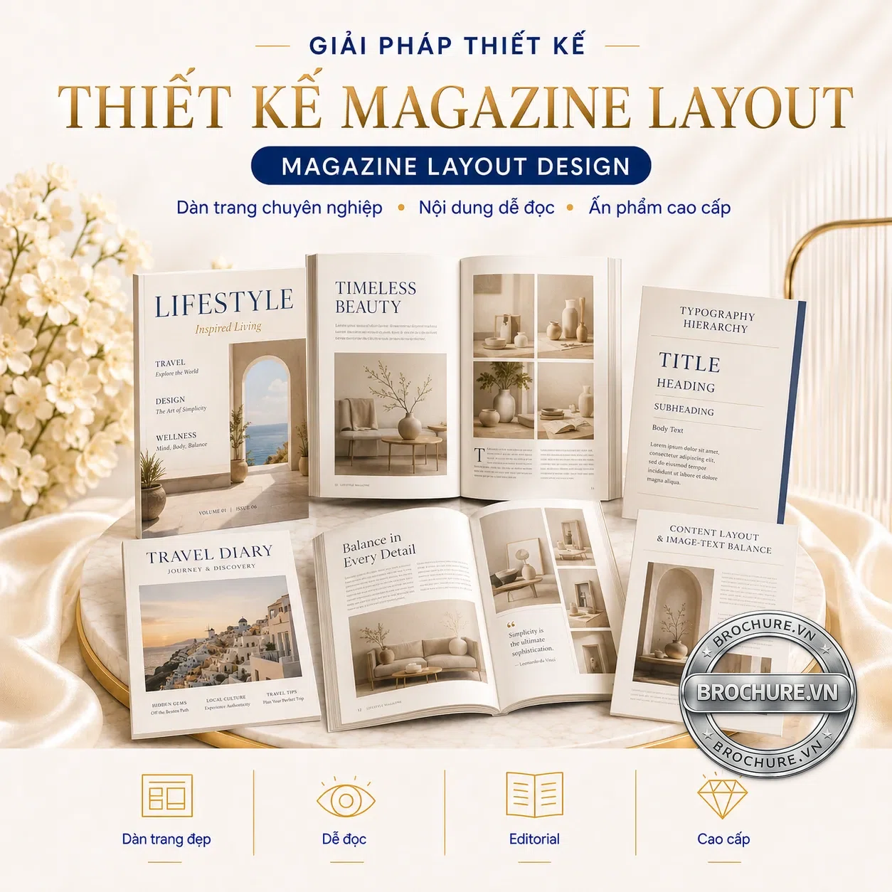 Thiết kế magazine layout