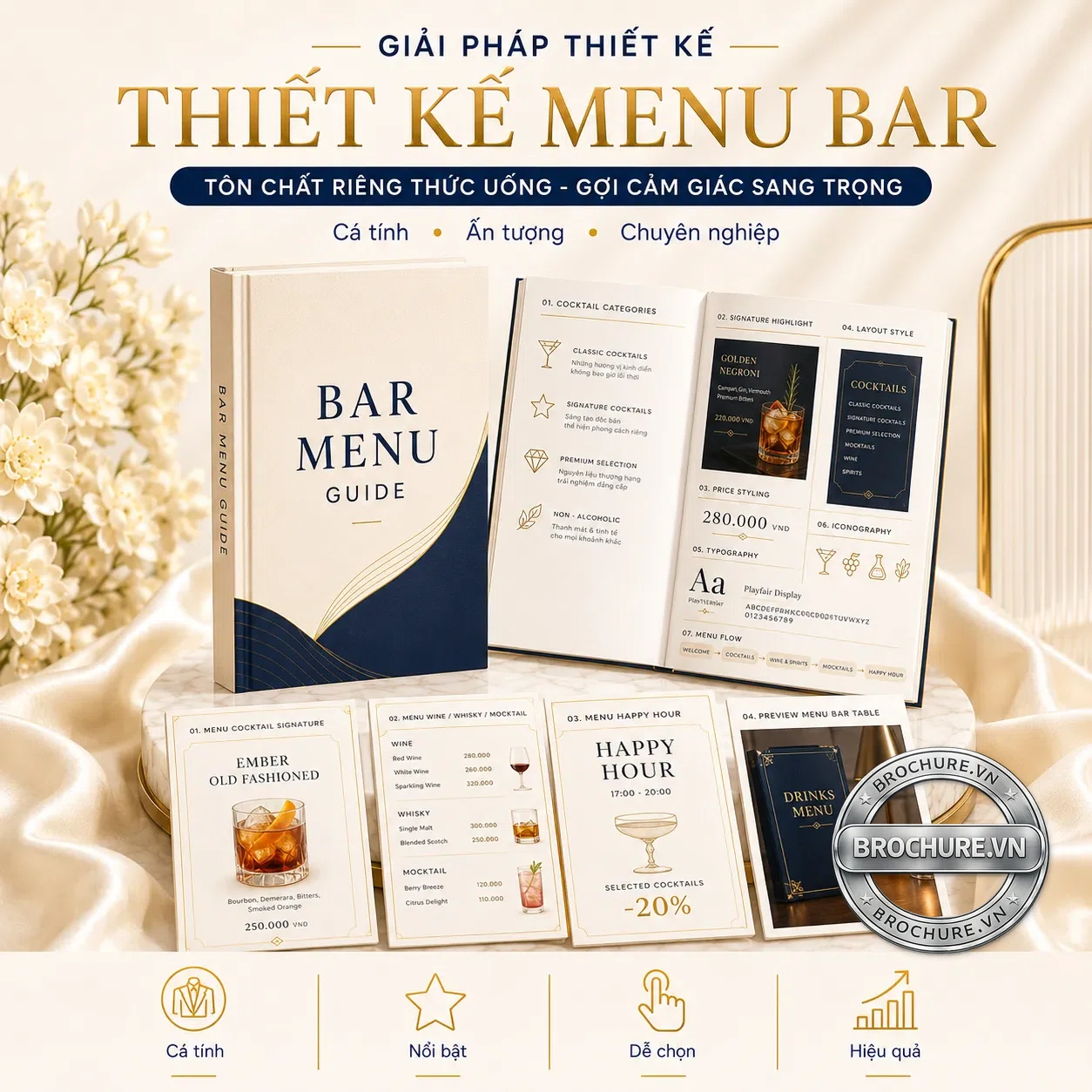 Thiết kế menu bar