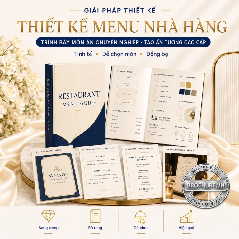 Thiết kế menu nhà hàng