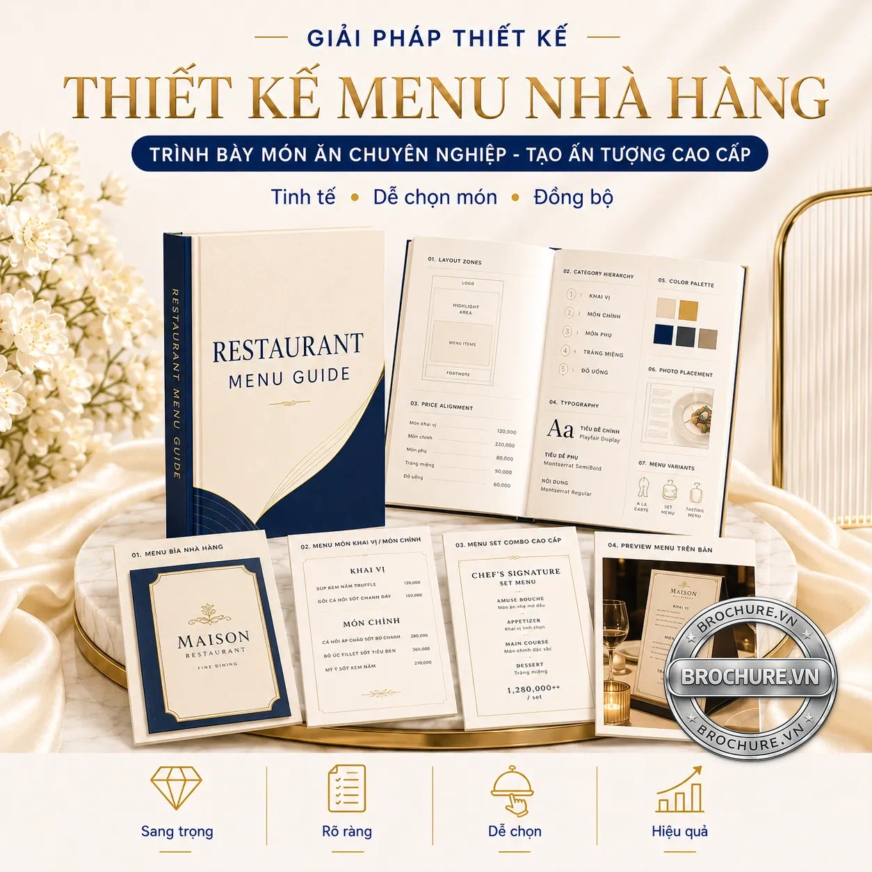 Thiết kế menu nhà hàng