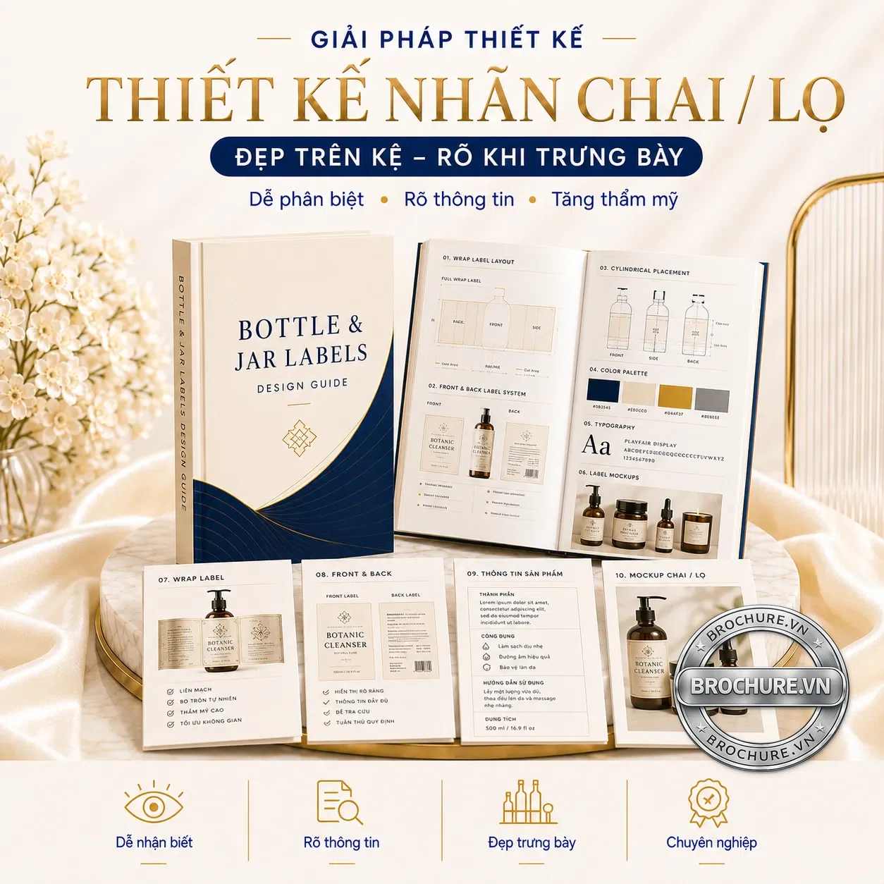 Thiết kế nhãn chai lọ