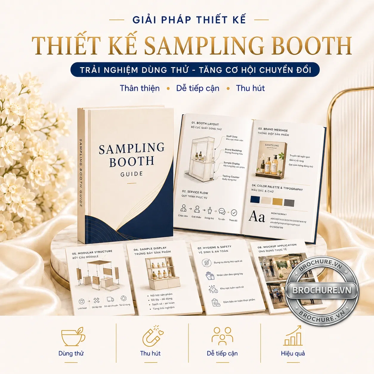 Thiết kế sampling booth