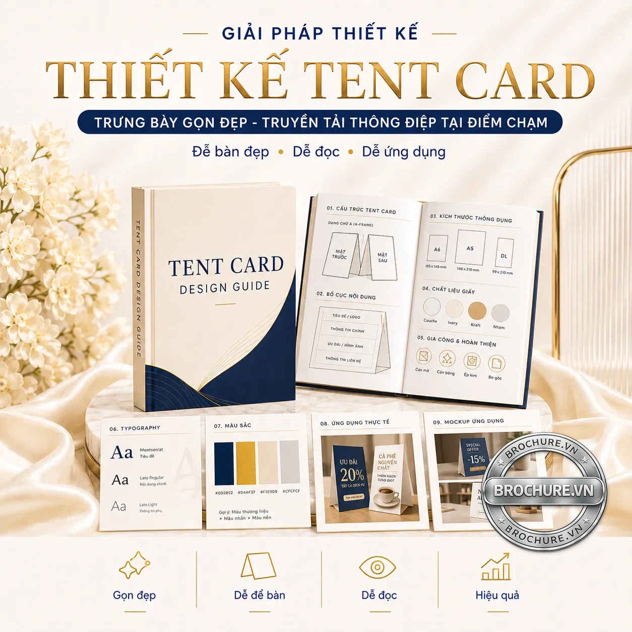 Thiết kế tent card