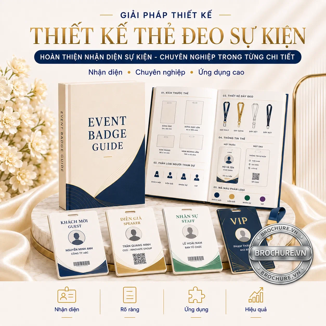 Thiết kế thẻ đeo sự kiện