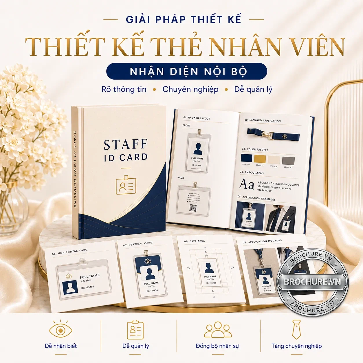 Thiết kế thẻ nhân viên