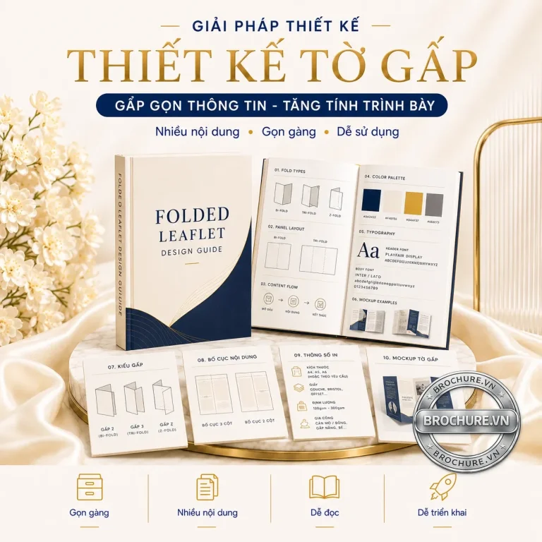 Thiết kế tờ gấp