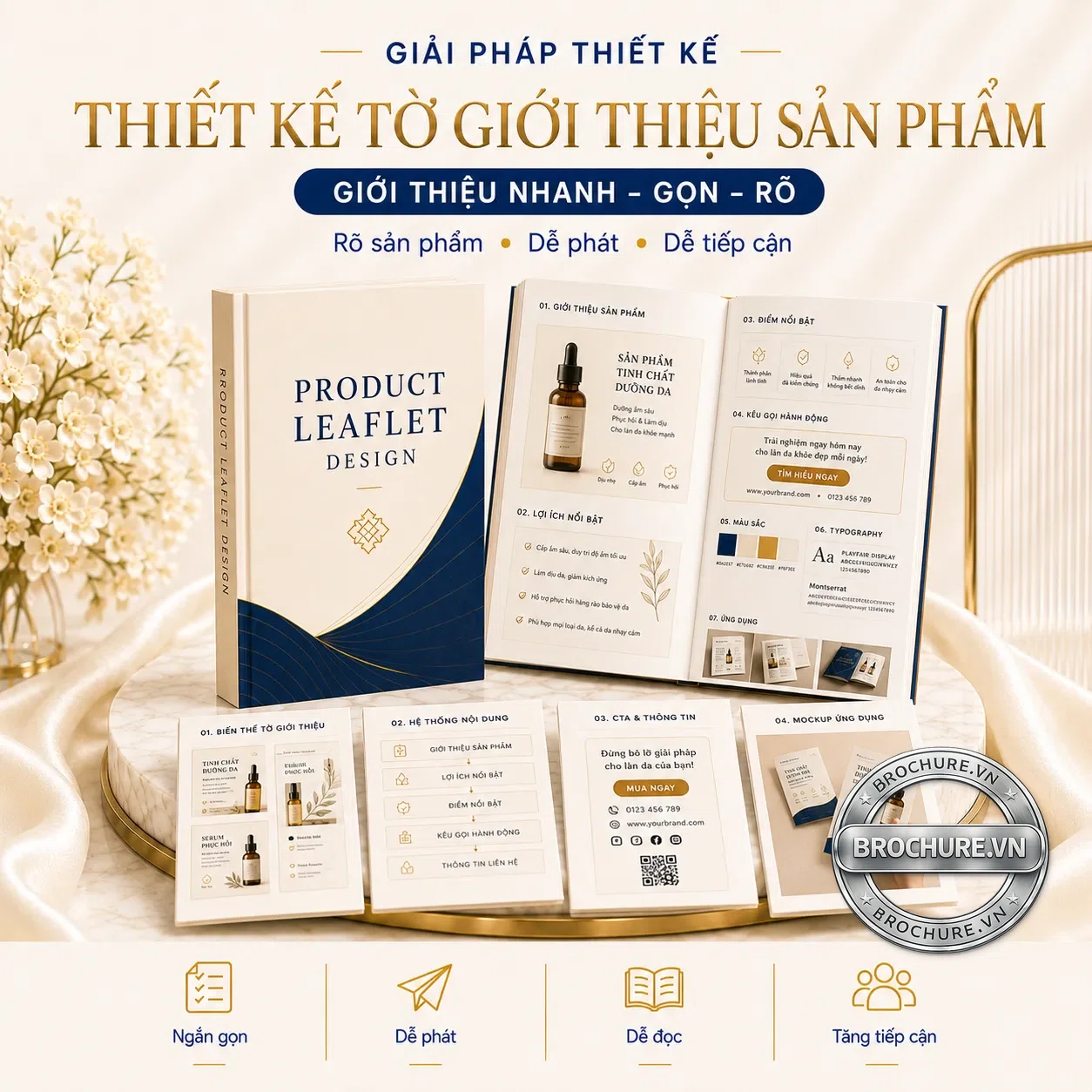 Thiết kế tờ giới thiệu sản phẩm