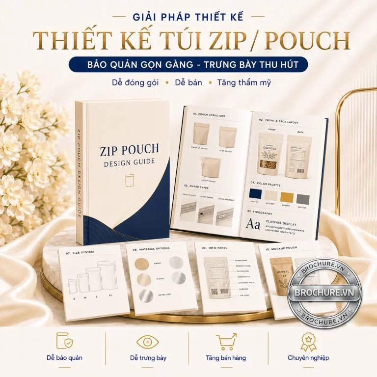Thiết kế túi zip / pouch