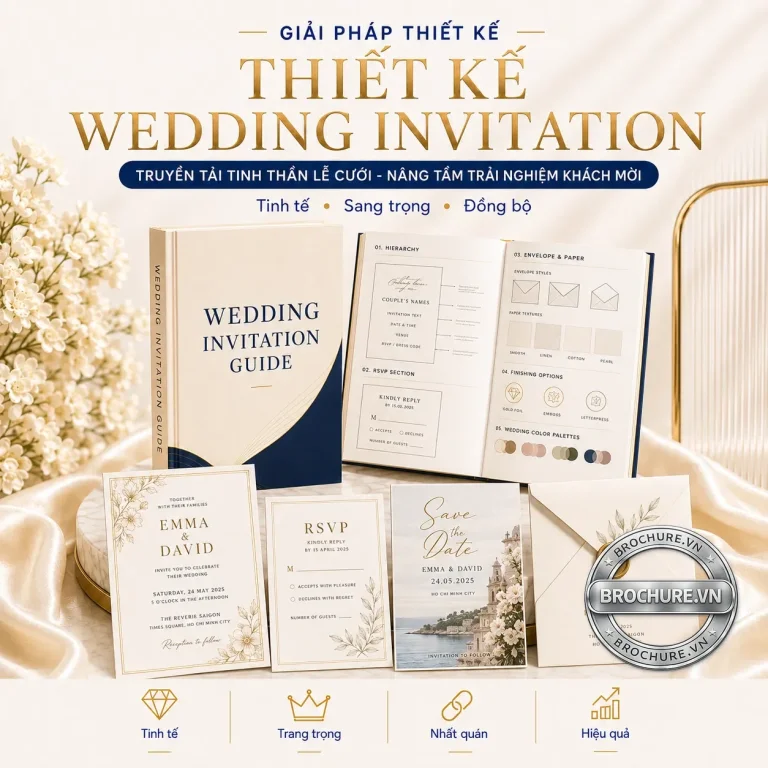 Thiết kế wedding invitation