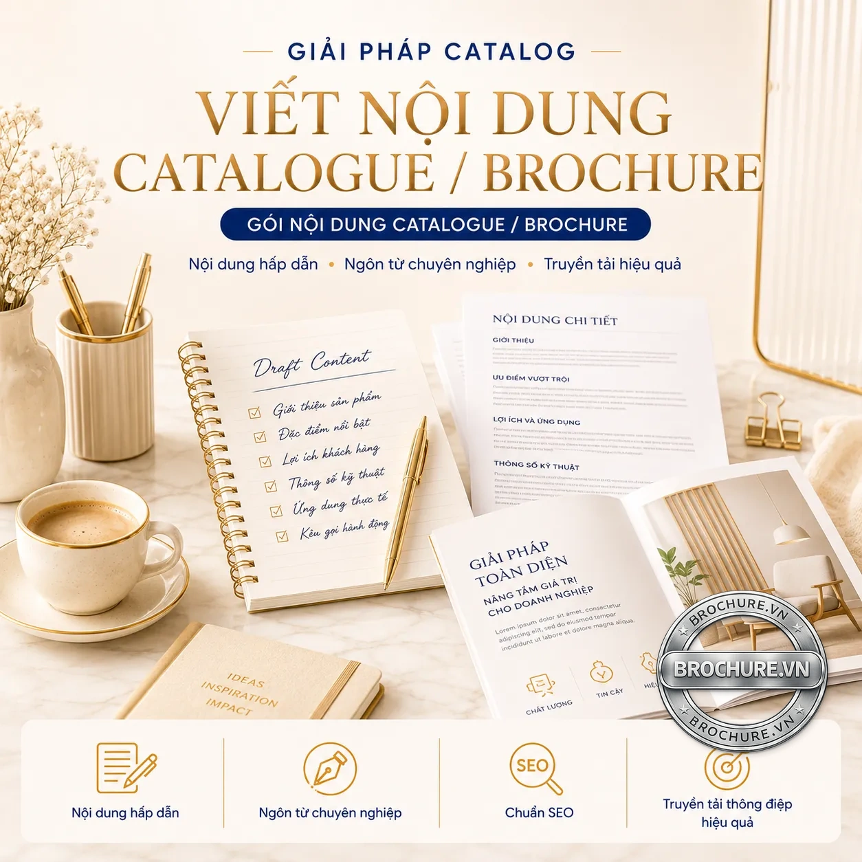 Viết nội dung catalogue brochure
